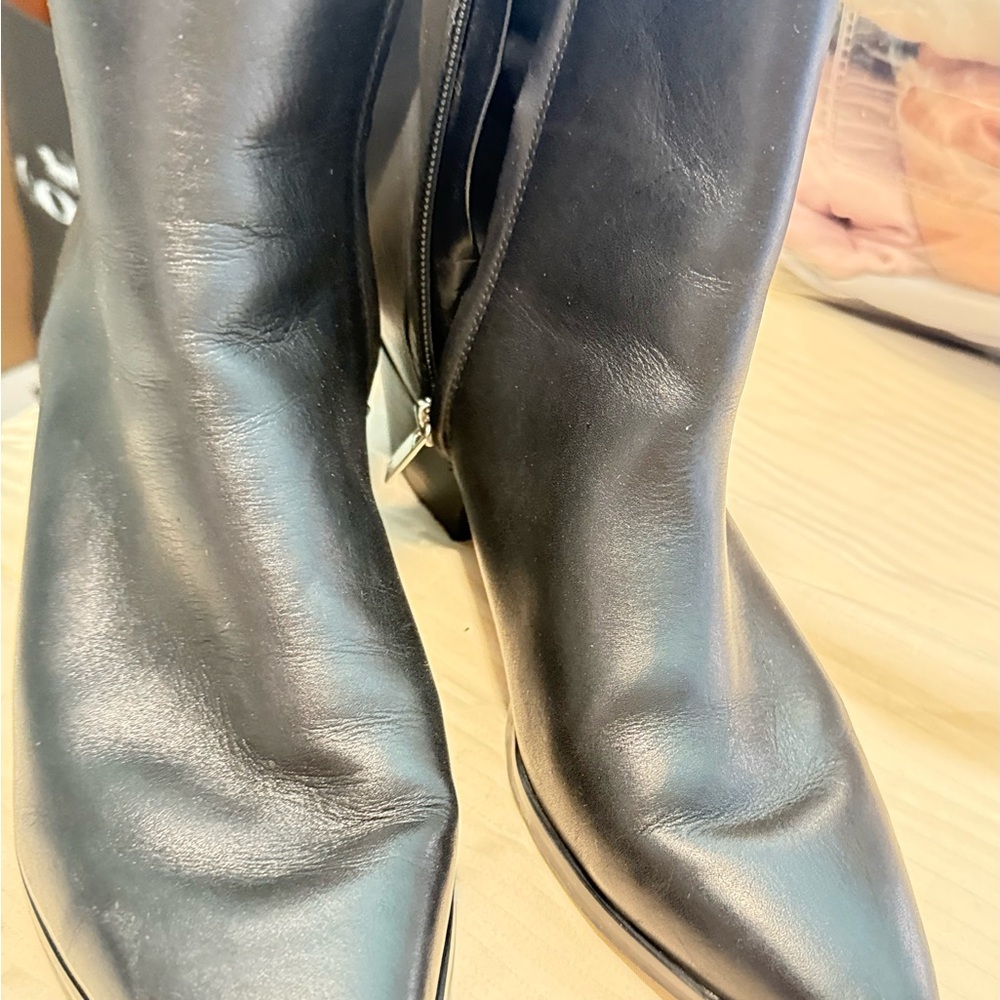 Marc Fisher Black Heeled Boots